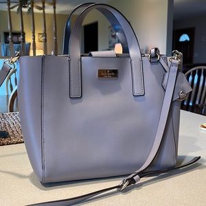 Brand: Kate Spade. Color: Light Gray. Size: 10” (L), 8” (H)